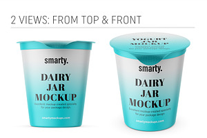 Yogurt Jar Mockup