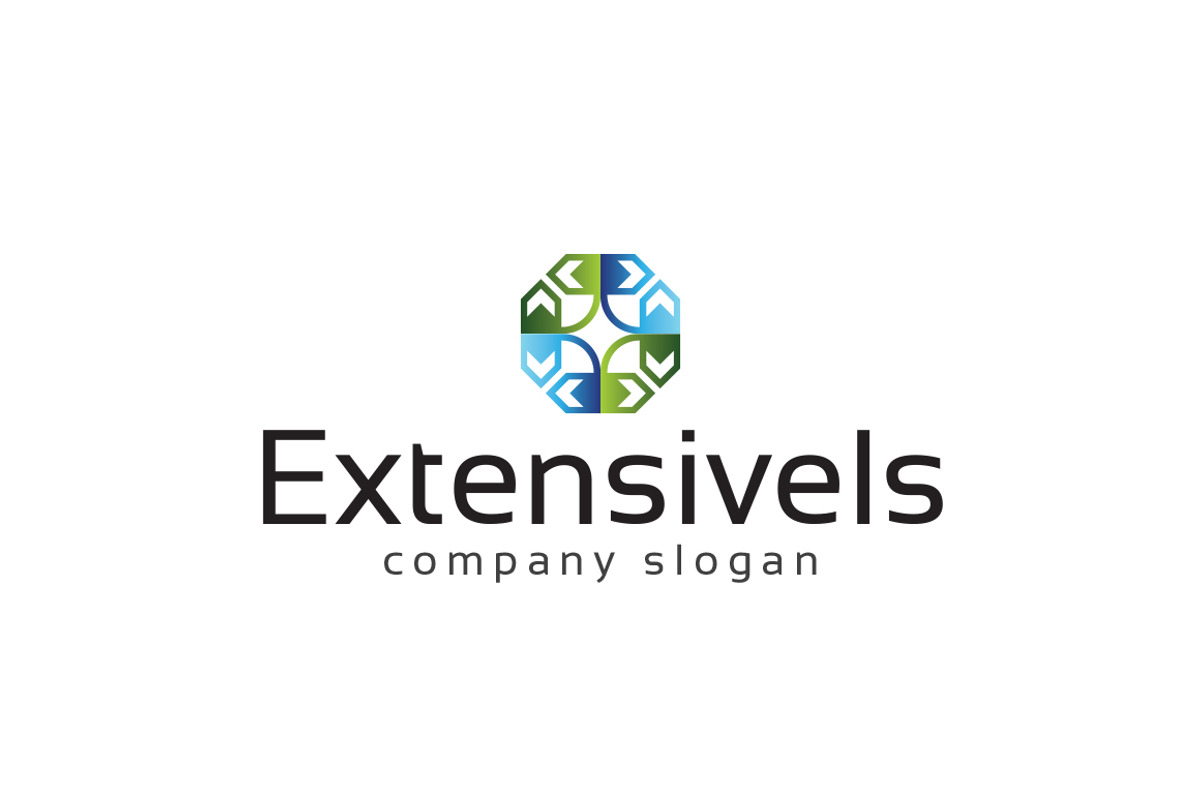 Extensivels Logo, a Branding & Logo Template by EmilGuseinov
