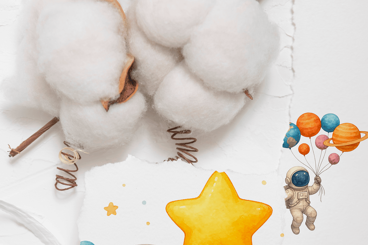 Astronaut Clipart Set, a Decorative Illustration by Pati Charm Studio (Photo 8 of 8)
