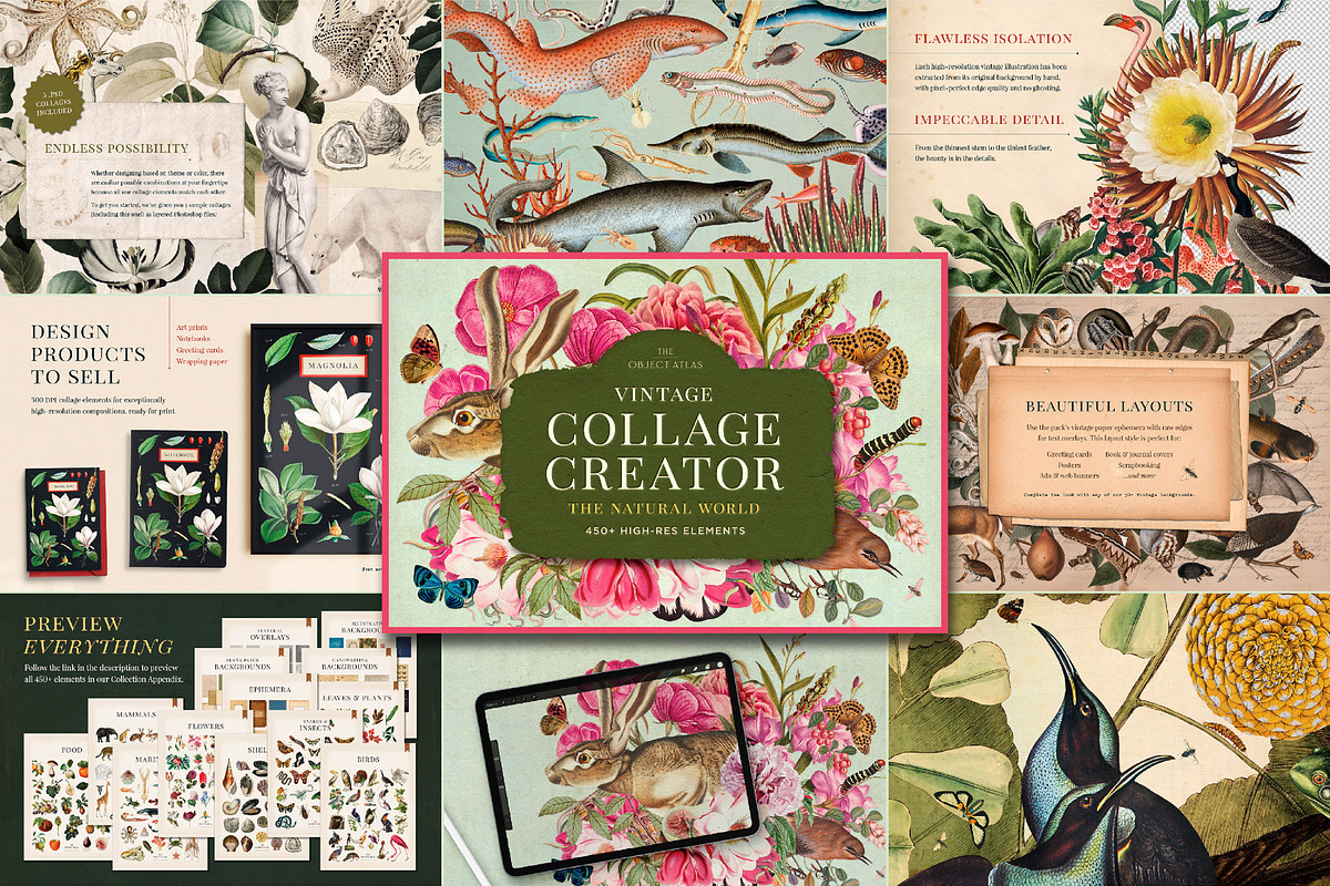Vintage Bundle – 60% Off! – 21 Packs, an Object Graphic by The Object Atlas (Photo 6 of 26)