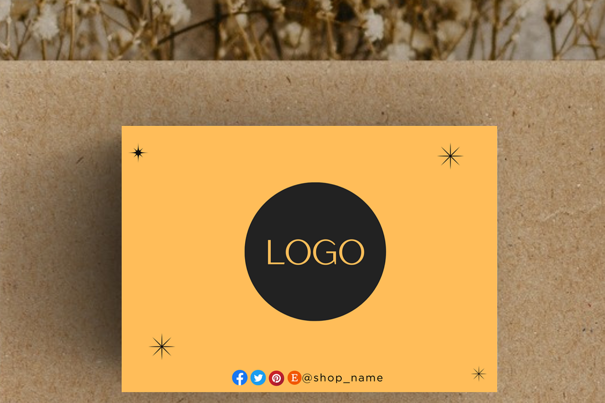 Minimal SmallBusiness Thank You Card, a Card Template by Elegant_Studio44 (Photo 2 of 5)