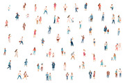 Male and female vector characters, a Person Illustration by Vector_Art (Thumbnail 3 of 9)