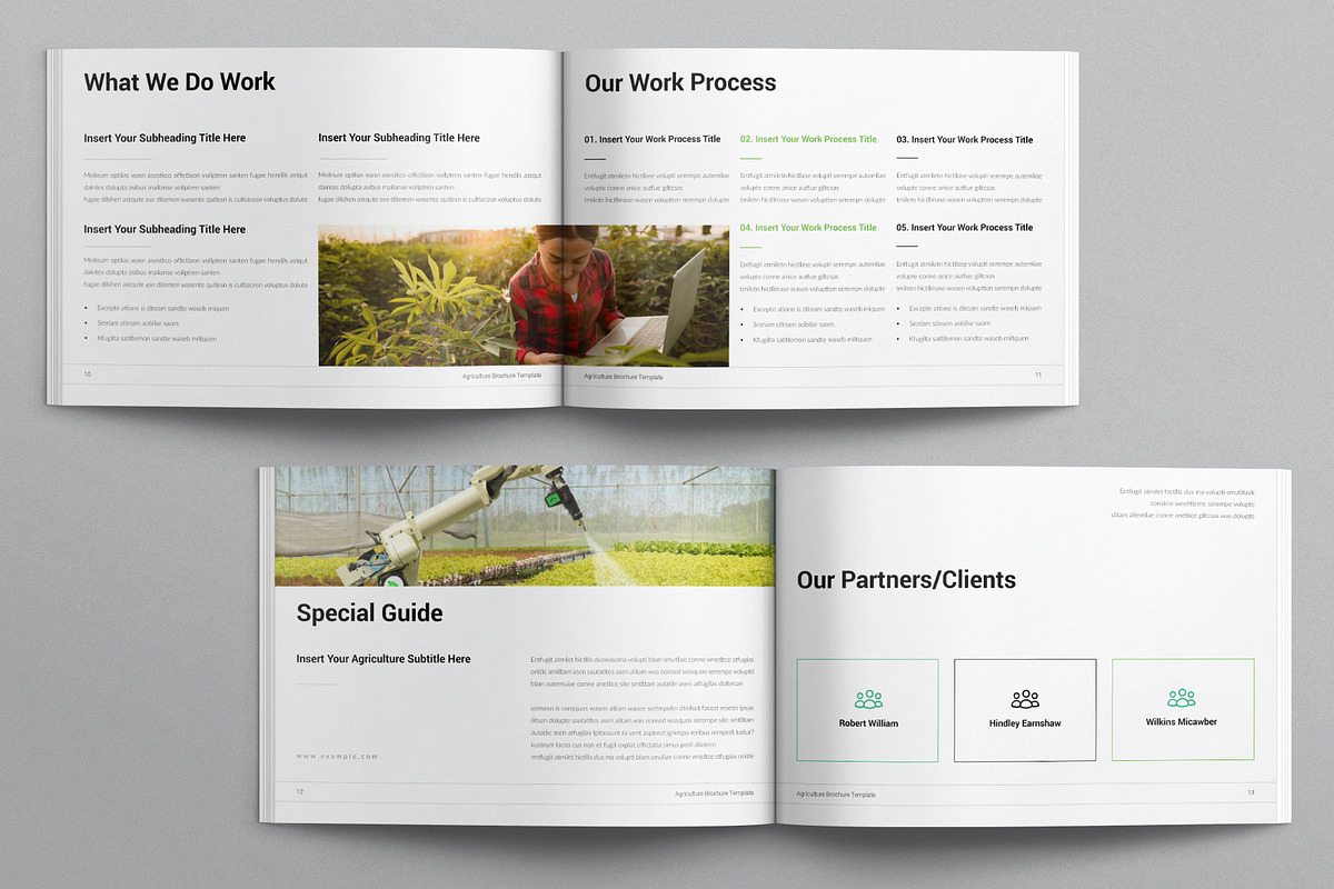 Agriculture Brochure Landscape, a Brochure Template by E-Type (Photo 5 of 7)