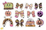 Halloween Teacher PNG Clipart Bundle, a Seasonal Illustration by LemonDesign (Thumbnail 2 of 3)