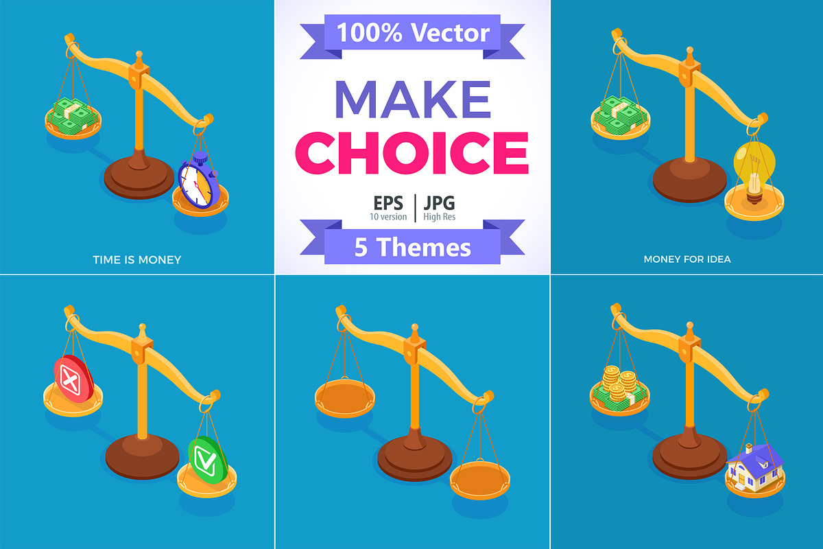Choice Scales, an Education Illustration by TAlex (Photo 1 of 6)