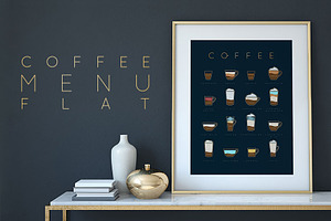 Coffee Menu Flat