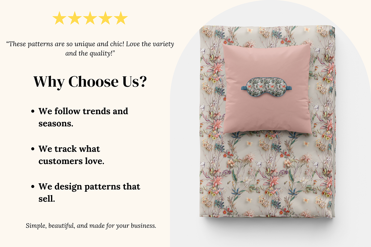 Paper Cut Floral Pattern Set, a Pattern Graphic by Ninterints (Photo 3 of 14)