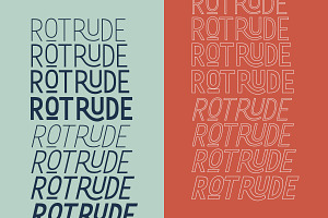 Rotrude Sans 16 FONTS - 40% OFF