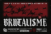 Dark Brutal Typeface, a Blackletter Font by alit design (Thumbnail 9 of 17)