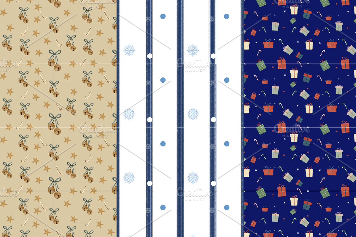 Cozy Christmas Seamless Pattern, a Pattern Graphic by SassyCorners (Photo 6 of 6)