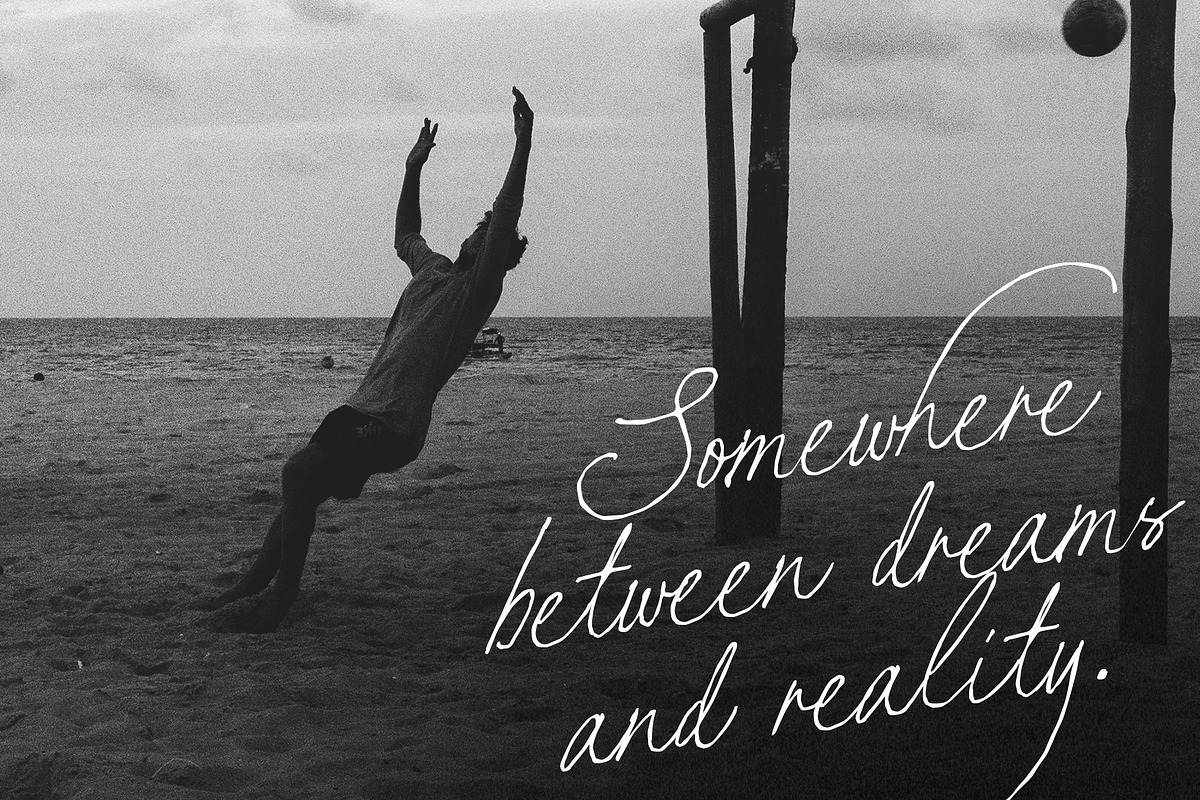 Dusty Archive - Handwritten Script, a Script Font by Sarid Ezra (Photo 4 of 9)
