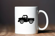 Farm Truck Silhouette SVG, a Transportation Illustration by newminddesign (Thumbnail 10 of 10)