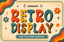 Retro Display - Groovy Vintage Font