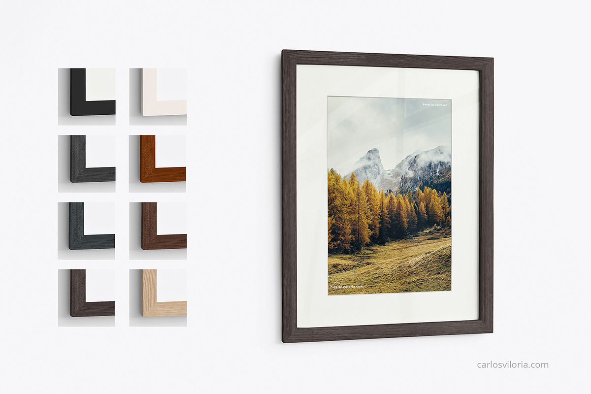 Portrait Frame Mockup - 30x40 cm, a Merchandise Mockup by Mockups by Carlos Viloria (Photo 5 of 7)