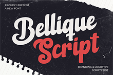 Bellique Logo Script Font