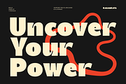 Regnas – Bold Retro Inktrap Font, a Sans Serif Font by RagamKata (Thumbnail 2 of 10)
