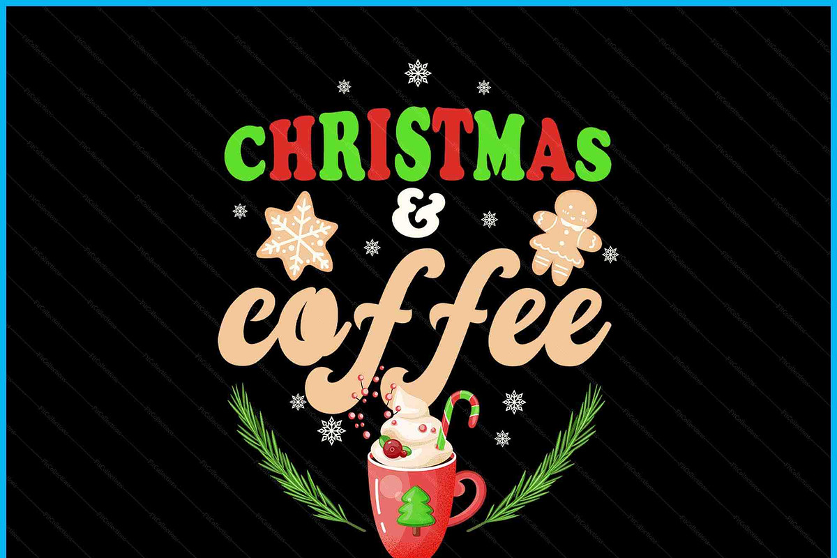 Christmas And Coffee Gingerbread SVG, a Graphic by Creativeusart (Photo 2 of 4)