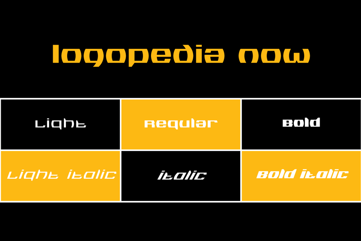 Logopedia Now, a Font by BULENT YUKSEL (Photo 3 of 11)