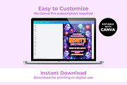 Candy Castle Birthday Invitation, an Invitation Template by M9 Design (Thumbnail 3 of 4)