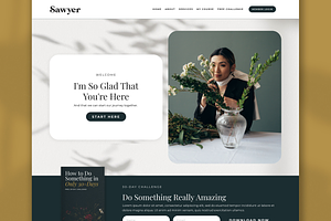 Sawyer Kajabi Theme (NEW FOR 2025)