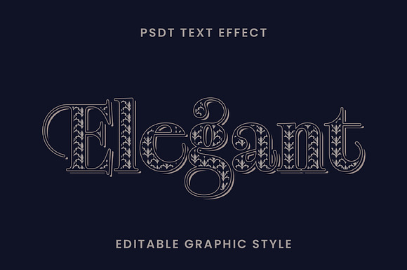 Baroque Floral Text Effect preview 2