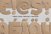 Cut Out Cardboard Letters, an Object Graphic by Mint Pixels (Thumbnail 2 of 6)