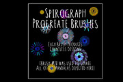 Retro Spirograph & Mandala Creator, a Brush Add-On by Willow & Wheat (Thumbnail 1 of 2)