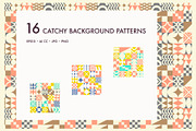Catchy Geometric Pattern Collection, a Pattern Graphic by Minkina (Thumbnail 2 of 5)