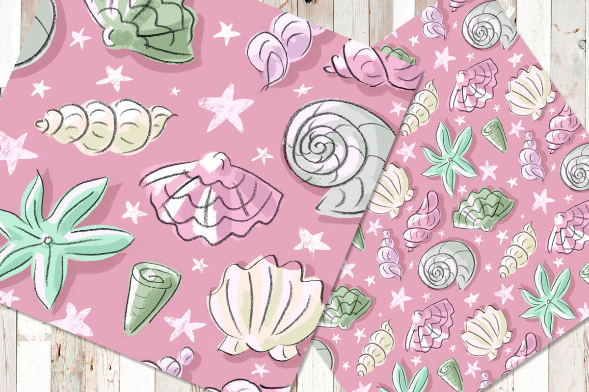 Vector seamless patterns, a Pattern Graphic by Melniklenart (Photo 9 of 10)