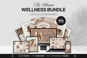 Wellness Coach Canva Template Bundle, a Social Media Template by DigiPax (Thumbnail 1 of 15)