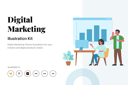 Digital Marketing Illustration