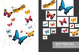 Geometric Butterflies