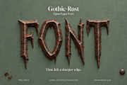 Gothic Rust Font, a Blackletter Font by Handmadefont (Thumbnail 1 of 15)