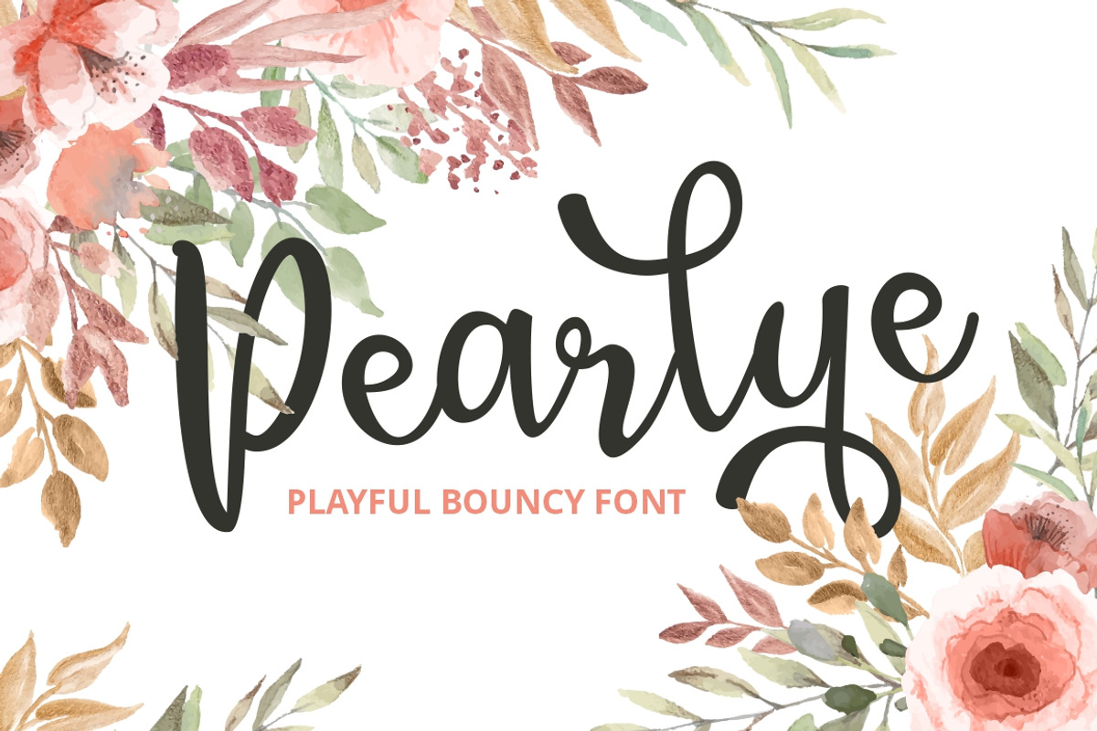 Pearlye - Playful Bouncy Font