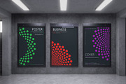 Abstract colorful dotted posters, a Poster Template by ExpressShop (Thumbnail 2 of 4)