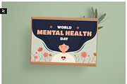 World Mental Health Day, a Card Template by Neermana (Thumbnail 1 of 4)