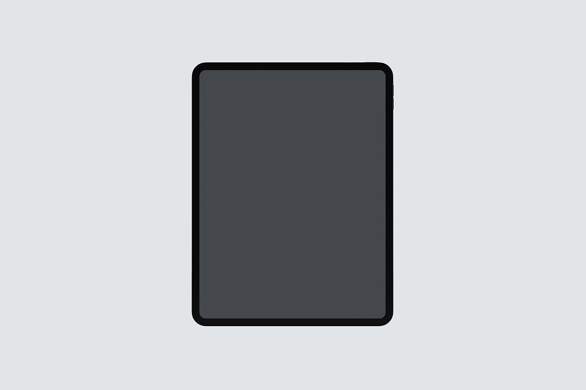 Black iPad Mockup, an iPad Mockup by Seven Lights (Photo 2 of 4)