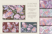 Romantic Element 6 Seamless Patterns, a Pattern Graphic by Elen-Lane (Thumbnail 2 of 6)