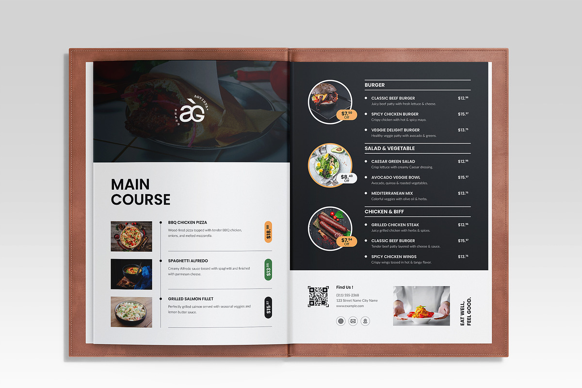Healthy Food Menu Template preview 4
