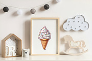 Cute Summer beach Clipart, an Illustration by CreationArt (Thumbnail 2 of 9)
