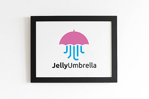 Jellyfish Sea Life Umbrella Logo, a Branding & Logo Template by jongcreative
