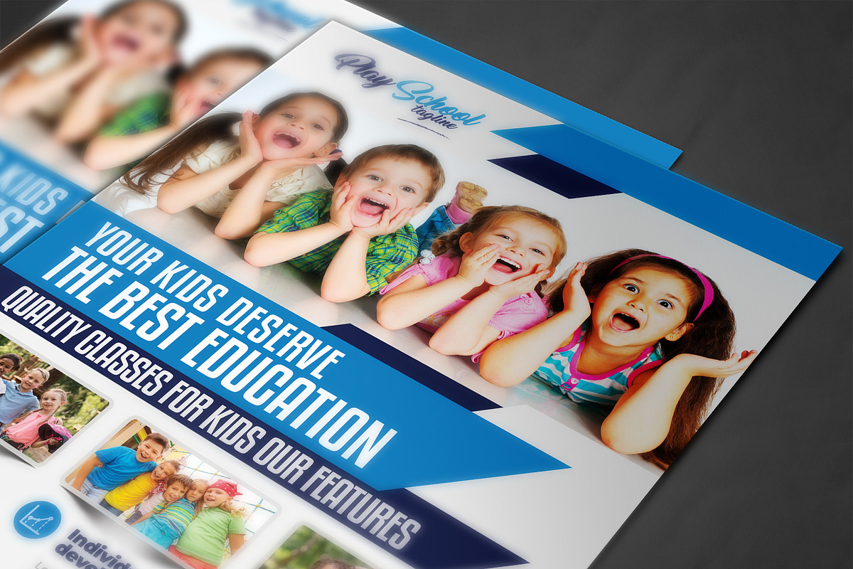 School Education Flyer Templates, a Flyer Template by AfzaalGraphics (Photo 4 of 4)