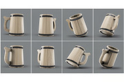 Wooden Beer Mug Mock-Up, a Product Mockup by DesignRushMarket (Thumbnail 2 of 9)