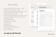 Eyelash Extension Forms Bundle, a Flyer Template by Studio Eburnean (Thumbnail 4 of 6)