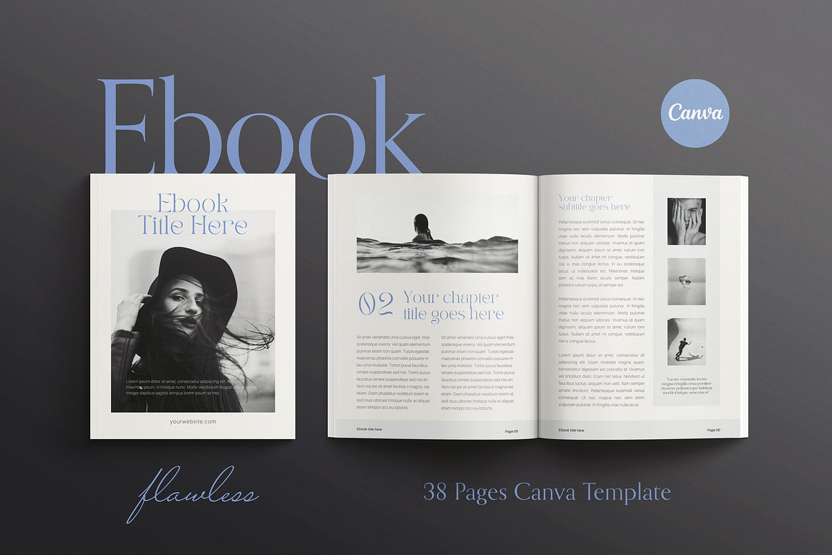 FLAWLESS | Ebook Canva Template, a Magazine Template by Sierra Creative Studio (Photo 1 of 14)