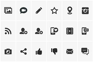 Mono Icons: Social