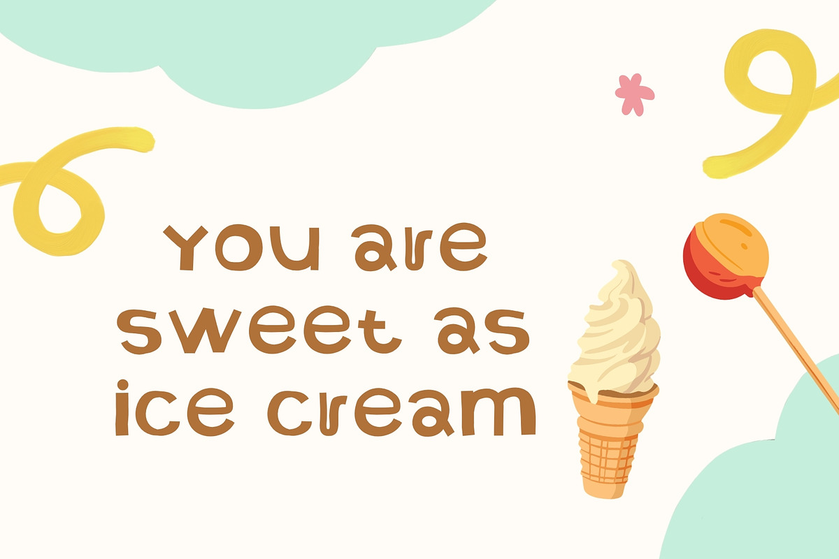 Happy Days - Handmade Cutout Font, a Sans Serif Font by HipFonts (Photo 7 of 9)