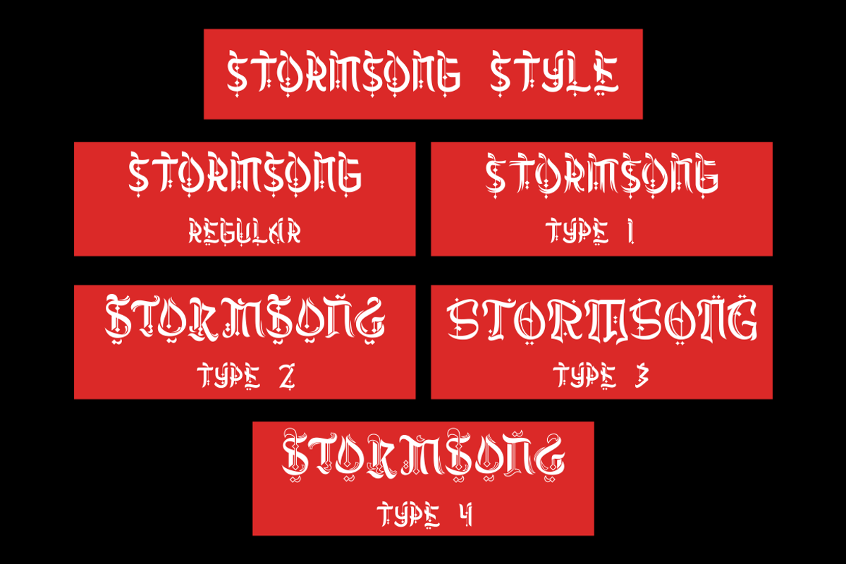 Stormsong - New Tribal Concept Font, a Font by PutraCetol Studio (Photo 6 of 11)