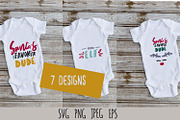 Christmas baby t-shirt Bundle, an Illustration by Veronika M (Thumbnail 1 of 4)