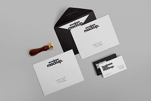 6 Stationery Design Mockups